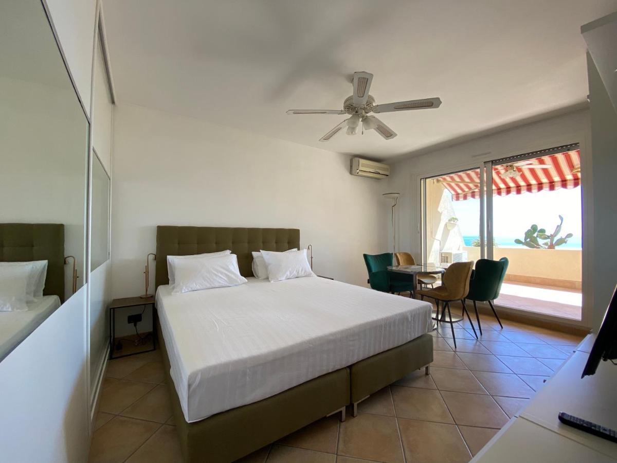 Mansfield Vue Carte Postale Terrasse Piscine Calme Port A 200M A Pied Apartment Menton Luaran gambar